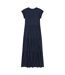 Robe longue femme bleu marine Animal-2