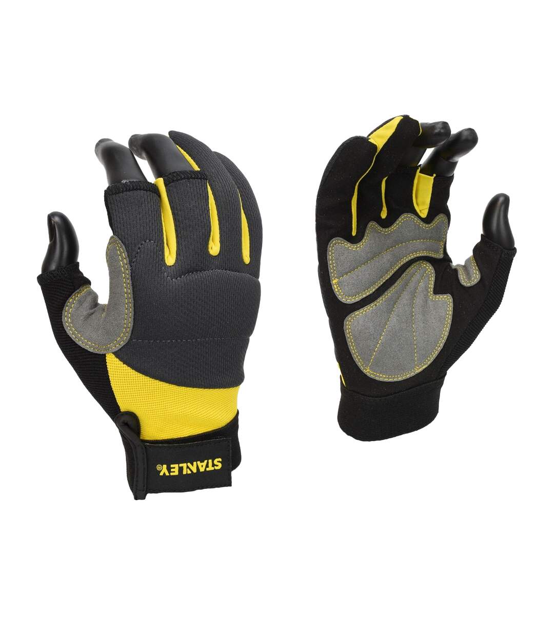 Gants de charpentier sy650 l jaune / gris / noir Stanley Stanley