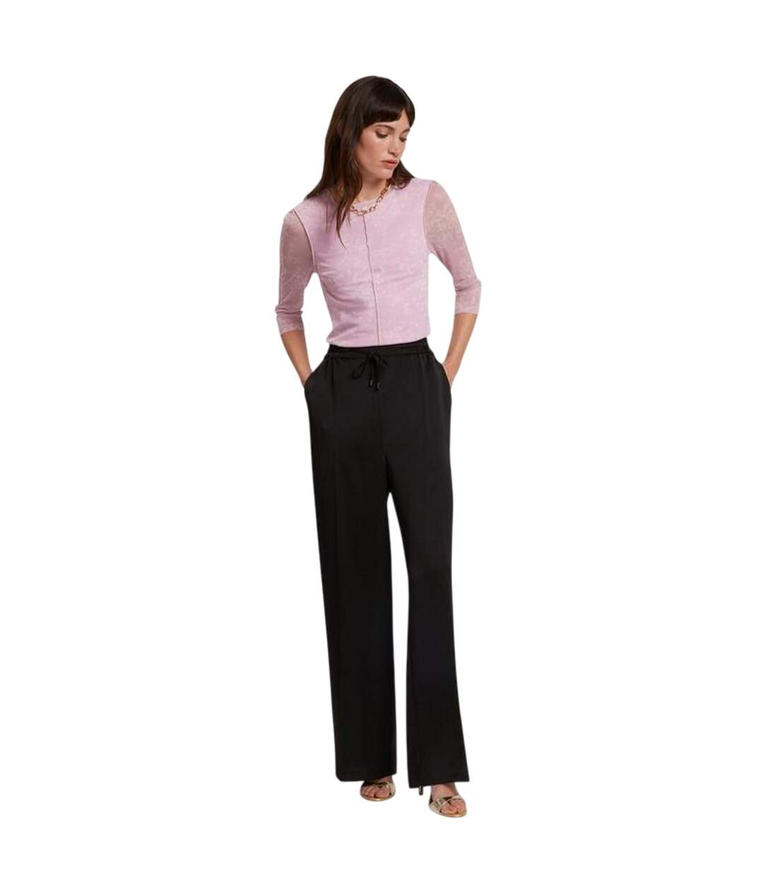 T-shirt Motif/style Imprimé Femme Rose Pâle Ted Baker-1