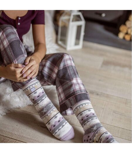 2 Pairs Womens Soul Warming Socks with Grips