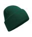 Bonnet Classic Deep Adulte Vert Bouteille Beechfield-1
