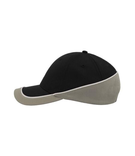 Casquette compétition racing mixte noir / gris Atlantis