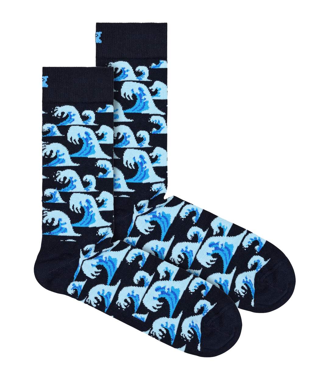 Happy Socks - Unisex Novelty Wave Design Socks-1