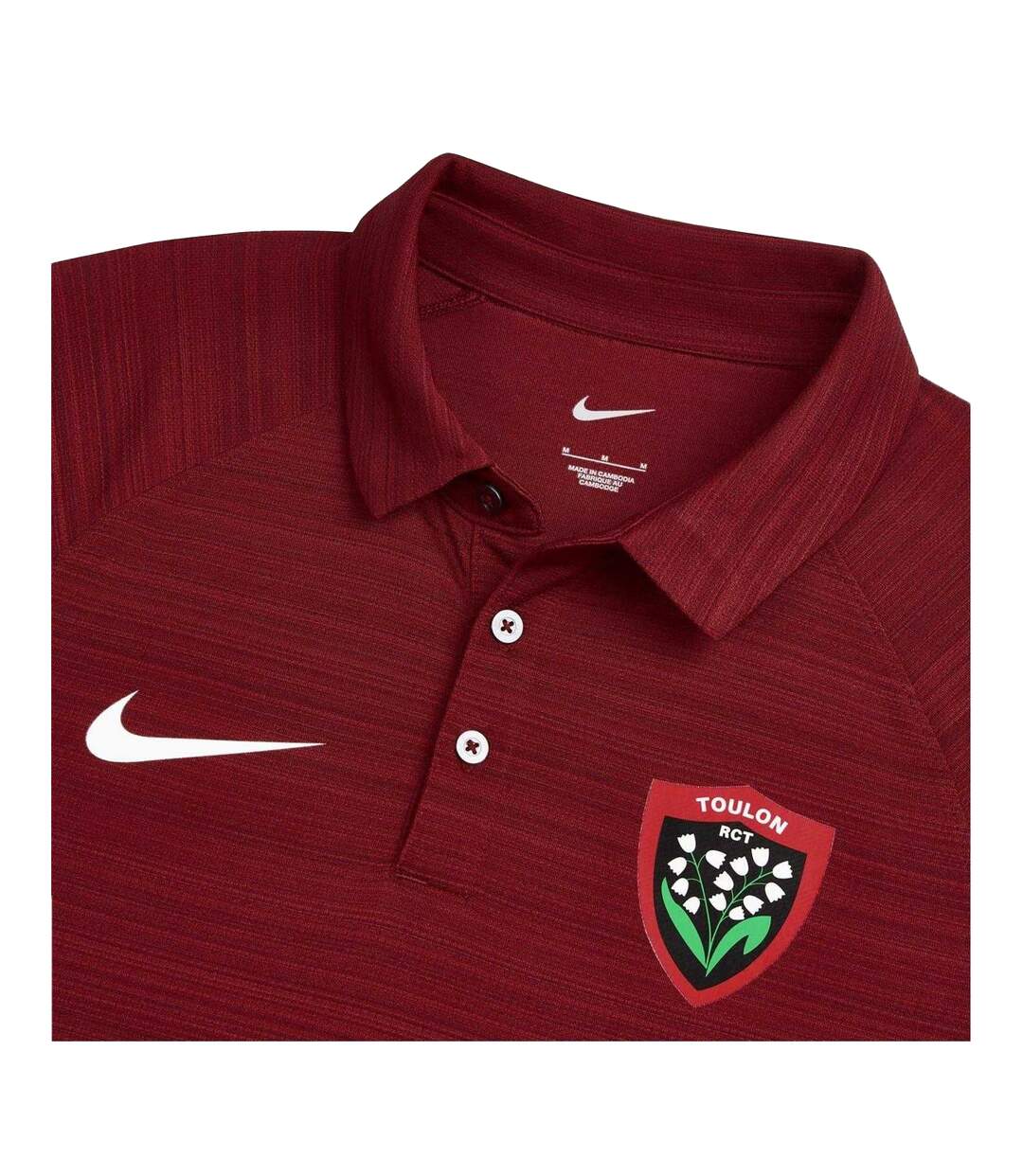 Polo Entraînement Motif/style Rugby Club Toulonnais Homme Rouge Nike-3