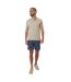 Mens Rocco Short-sleeved Polo Shirt Stone Threadbare-4