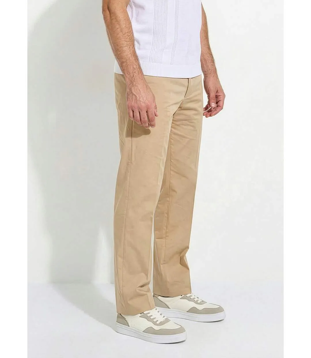 Pantalon ceinture ajustable invisible polycoton-3