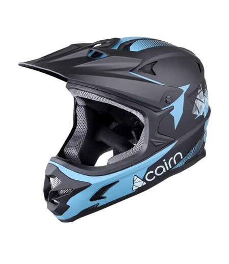 Casque intégral noir/bleu ciel adulte cairn x track - taille unique