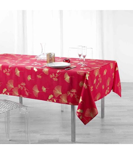 Nappe Imprimée Bloomy 150x240cm Rouge