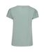 Womens/ladies Malaga Broderie Sleeve T-shirt Khaki Green Mountain Warehouse-2