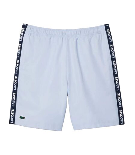 Mens Sportsuit Stripe Logo Tennis Shorts Blue Lacoste