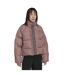 Doudoune Motif/style 3 Rayures Femme Rose Mauve Adidas-1