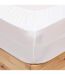 Drap Housse en Microfibre Priscia 140x190cm Blanc-1