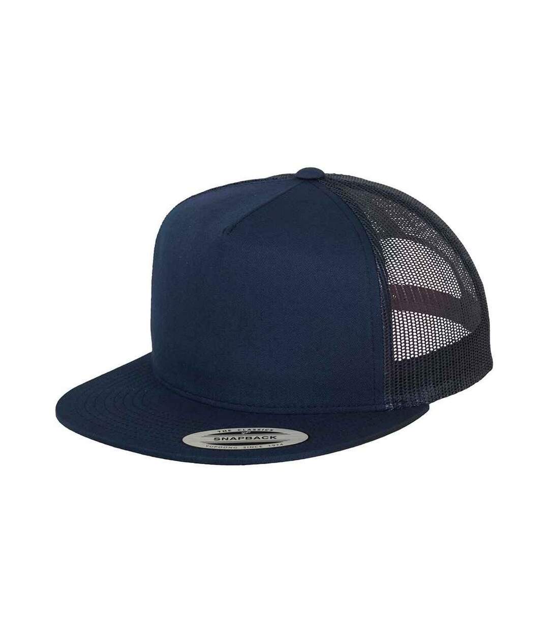 Casquette Trucker Classic Bleu Marine Flexfit-1