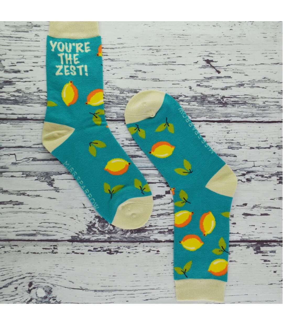 Miss Sparrow - Chaussettes Fruits Bambou Femme | Fantaisie Chaussettes Rigolotes-4