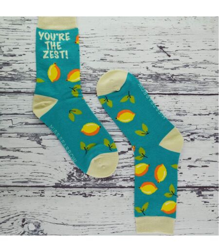 Miss Sparrow - Chaussettes Fruits Bambou Femme | Fantaisie Chaussettes Rigolotes