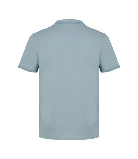 Polo Motif/style Logo Lazer Homme Bleu Firetrap
