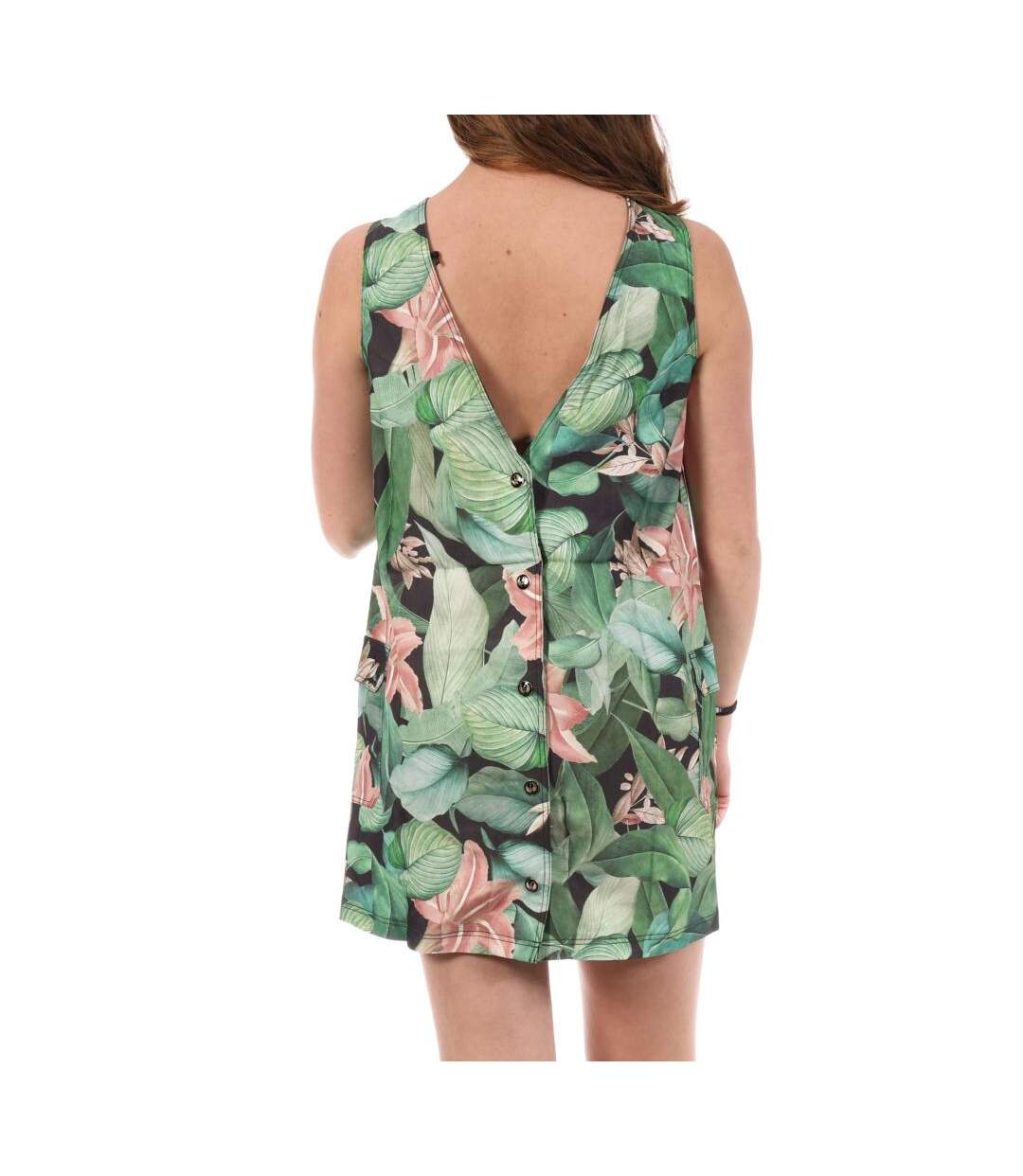 Robe verte/rose femme kaporal benae-2