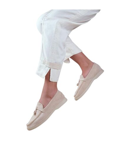 Mocassins pegasus femme beige Where´s That From