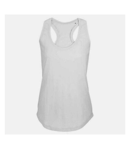 SOLS Womens/Ladies Moka Plain Sleeveless Tank Top (White)