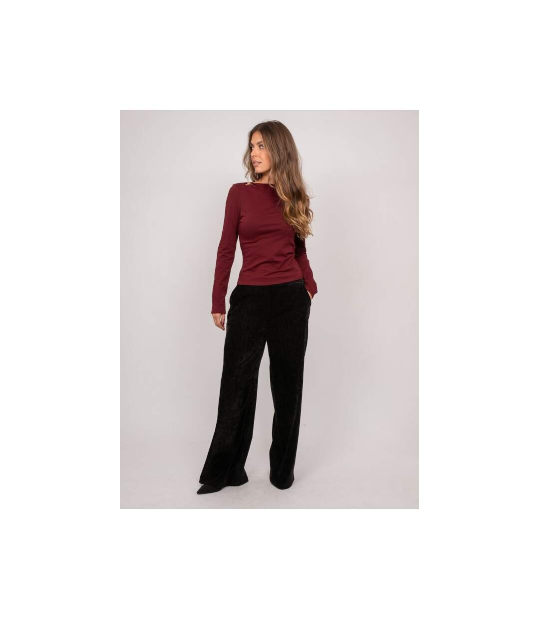 Top col bateau bijou doré FAYLISS - Dona X Lisa-4