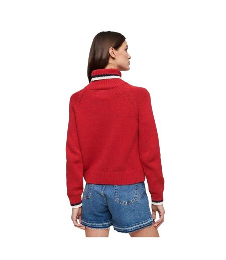 Sweat Motif/style Drapeau Des États-unis Femme Rouge Superdry