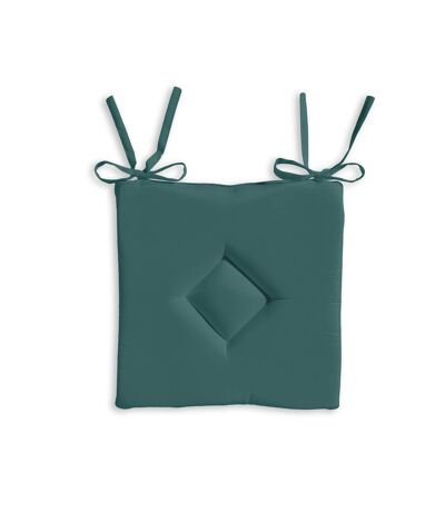 Galette de chaise Classy - 40 x 40 cm - Vert émeraude