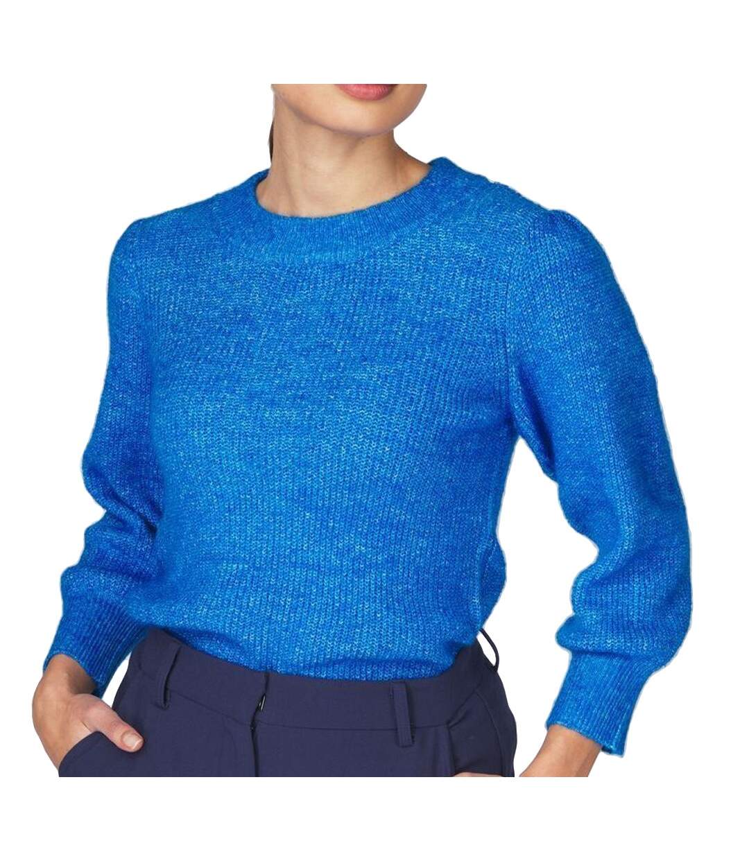 Pull Bleu Femme Vero Moda Vigga-1