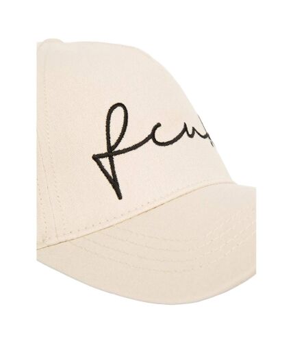 Fcuk scribble baseball cap stone French Connection