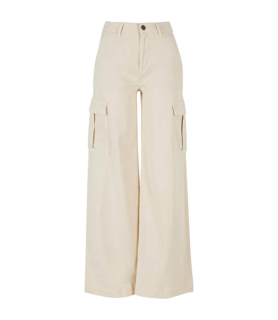 Pantalon À Poches Femme Sable Blanc Urban Classics-2