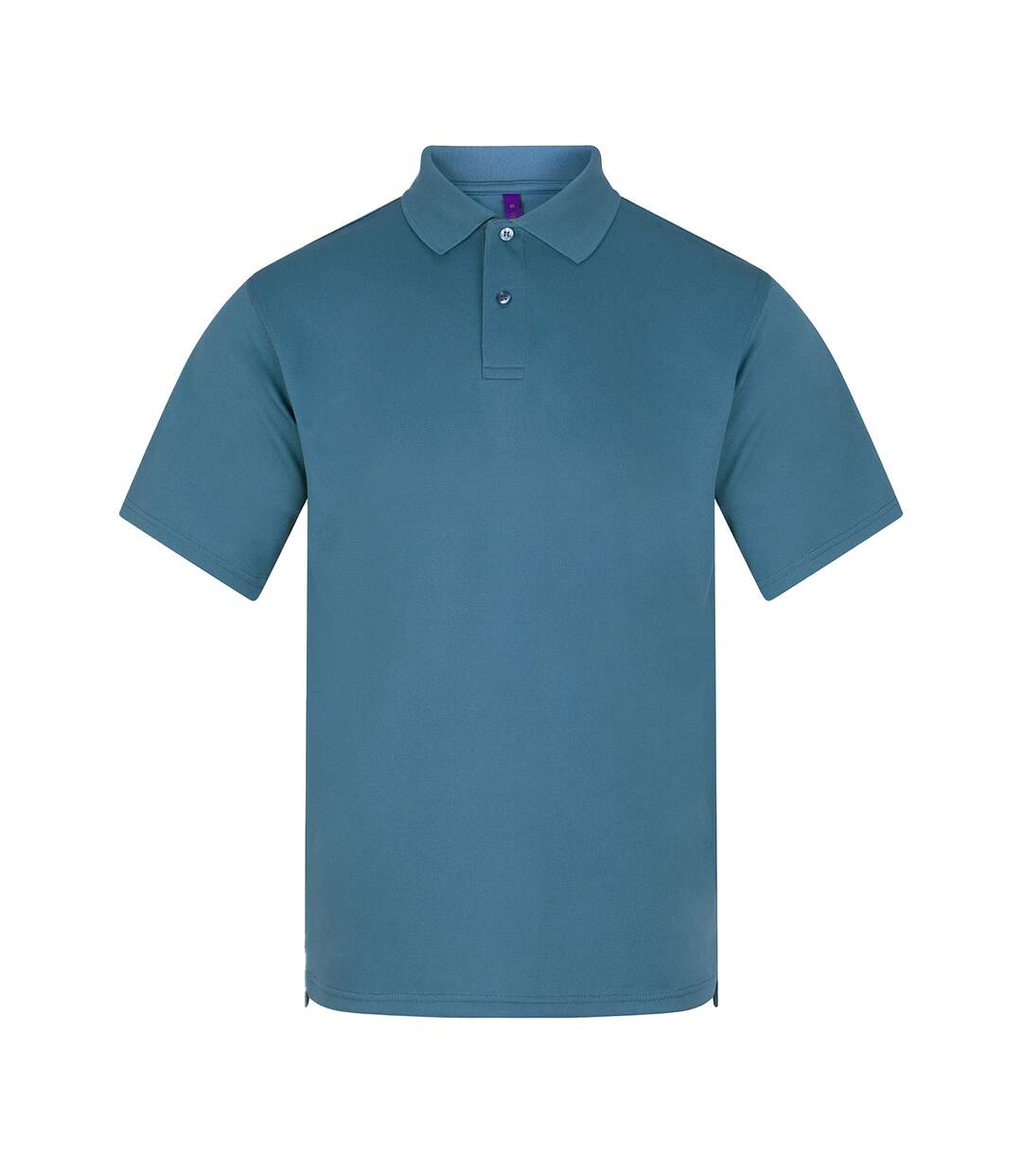 Polo À Manches Courtes Homme Bleu Ardoise Henbury-1
