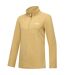 Haut Polaire Uni À Col Montant Zippé Sweetheart Femme Beige Foncé Regatta-4