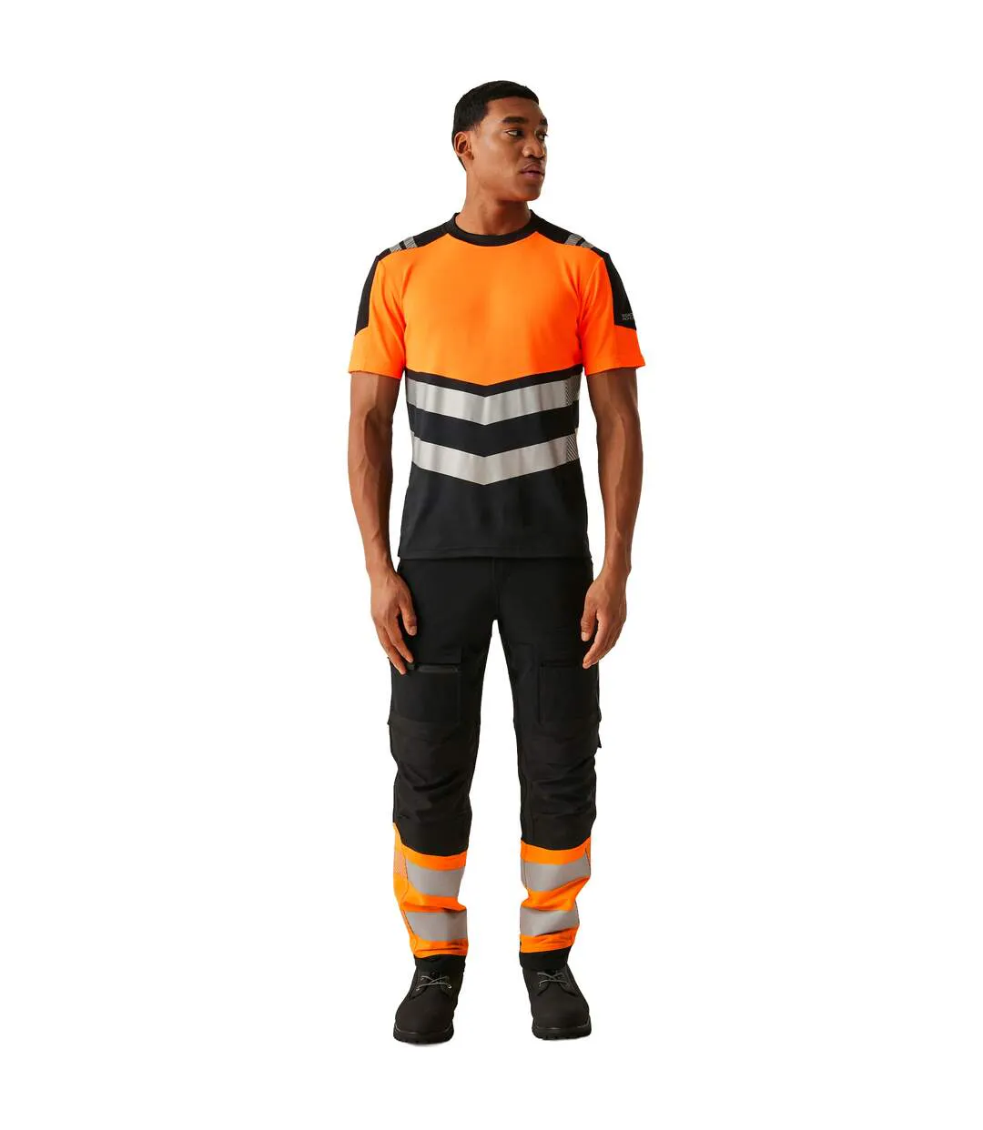 T-shirt x-pro class homme noir / orange Regatta-3