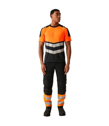 T-shirt x-pro class homme noir / orange Regatta