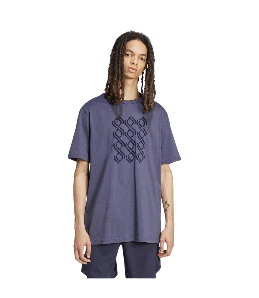 T-shirt Sport Motif/style Kfc Season Homme Bleu Adidas-4