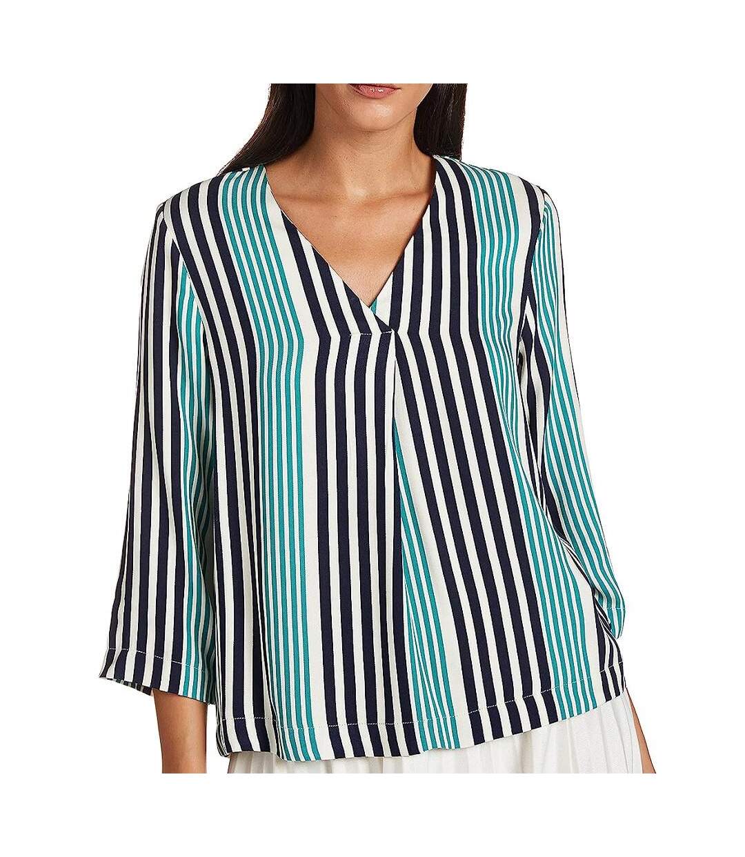 Blouse Écru à Rayures Femme Vero Moda Niva - S-1