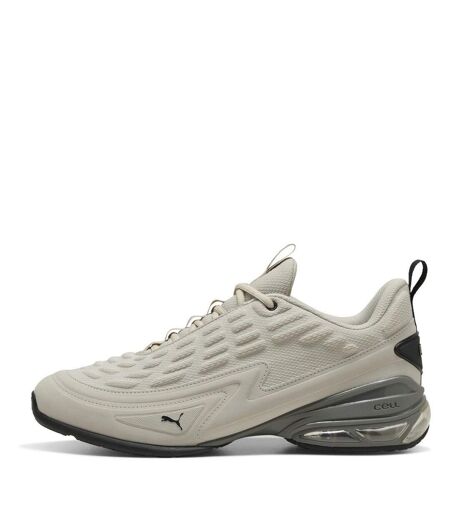 Mens Meza Logo Trainers Desert Dust Puma