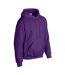 Sweat À Capuche Adulte Violet Gildan-3
