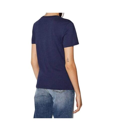 T-shirt Motif/style Logo Femme Bleu Marine Tommy Hilfiger