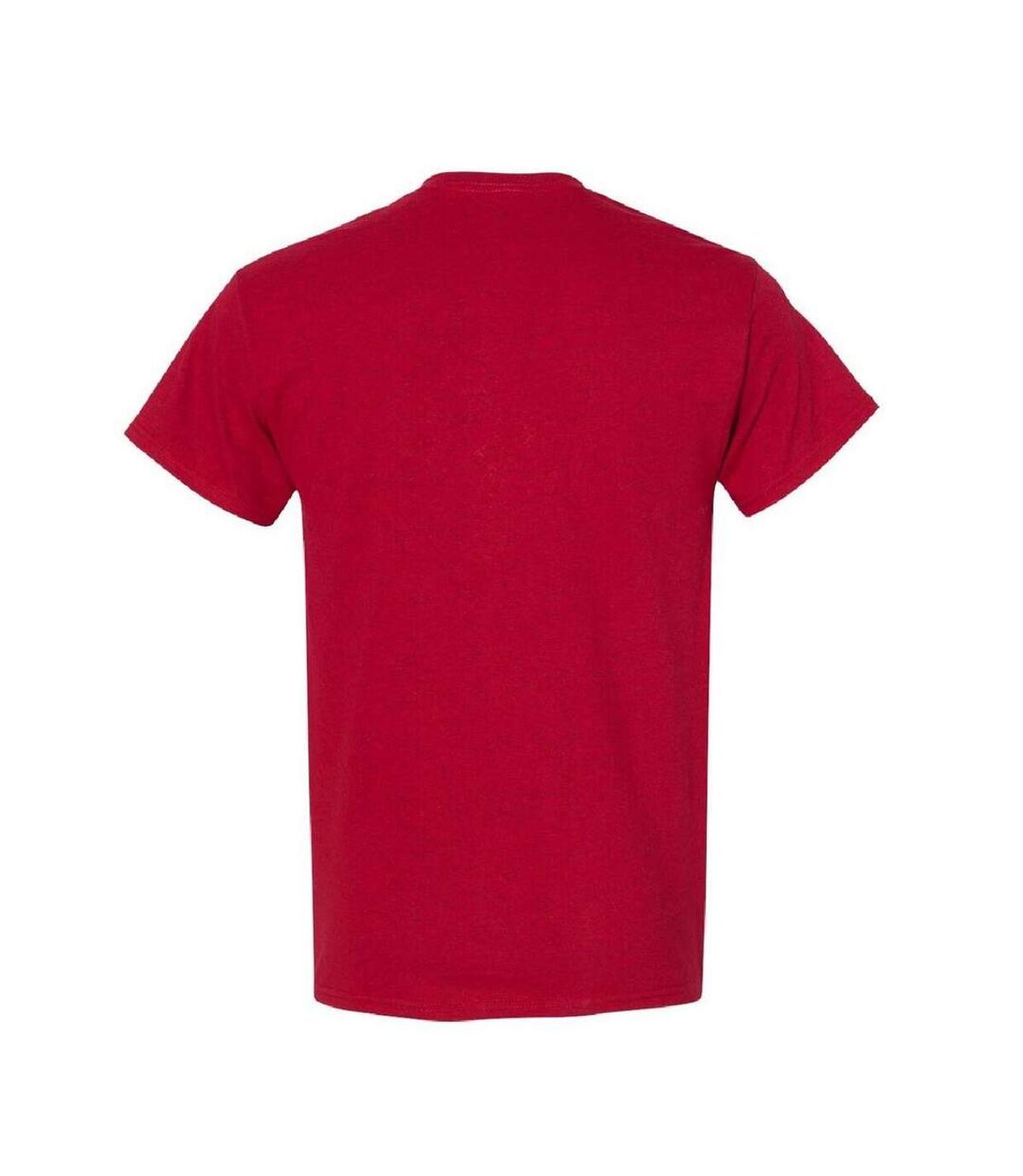 Gildan Mens Heavy Cotton Short Sleeve T-Shirt (Pack of 5) (Antique Cherry Red) - UTBC4807