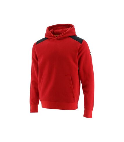 Caterpillar Mens Essentials Hooded Sweatshirt (Hot Red) - UTFS8620