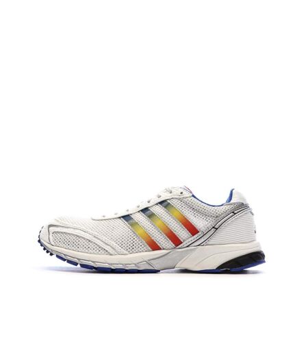 Baskets blanches/bleu mixte adidas adizero adios