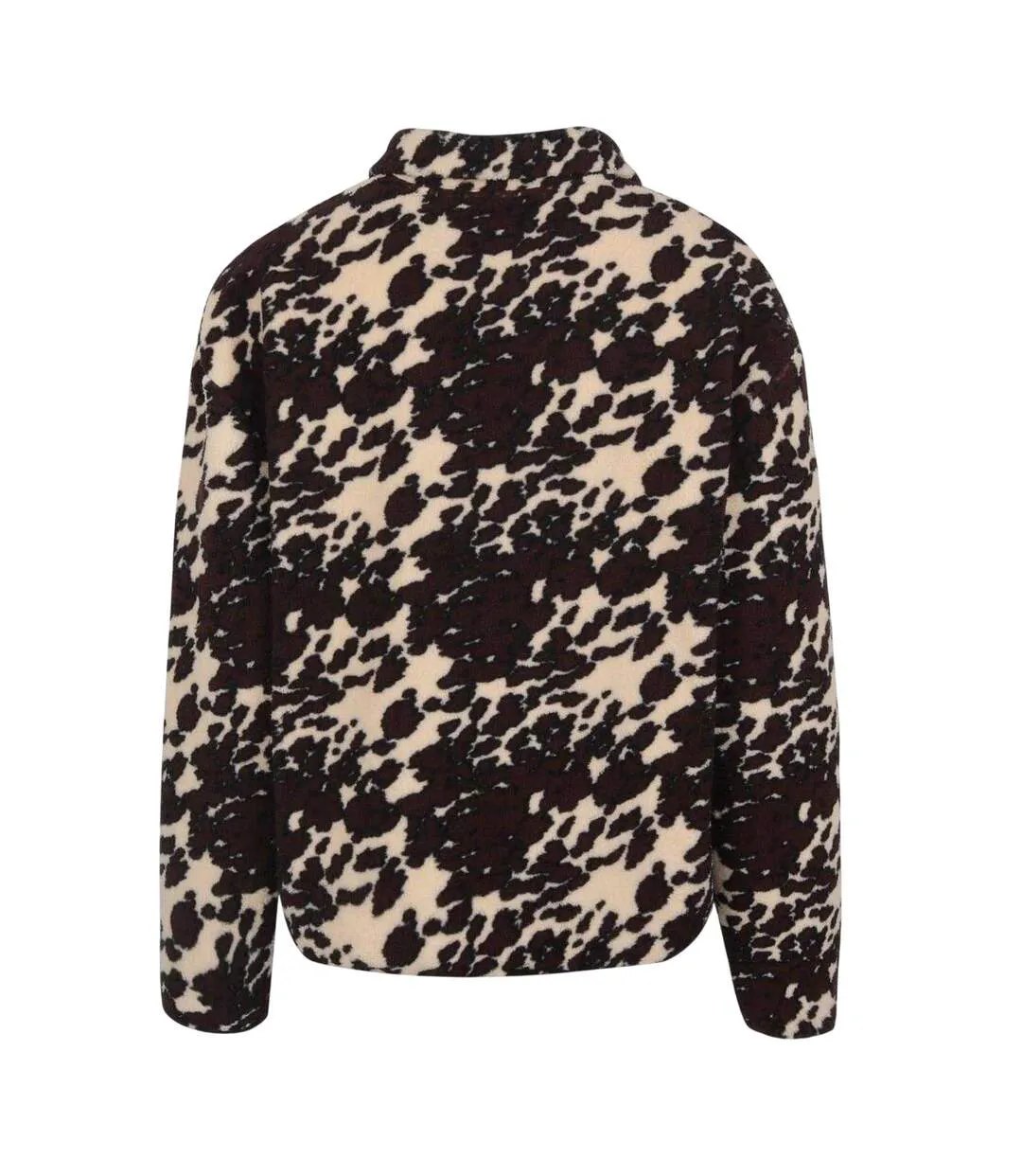 Haut Polaire Motif/style Imprimé Léopard Adulte Crème Noir SoulCal-2