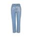 Jean Motif/style Métallisé Lupe Femme Argenté AmyLynn-1