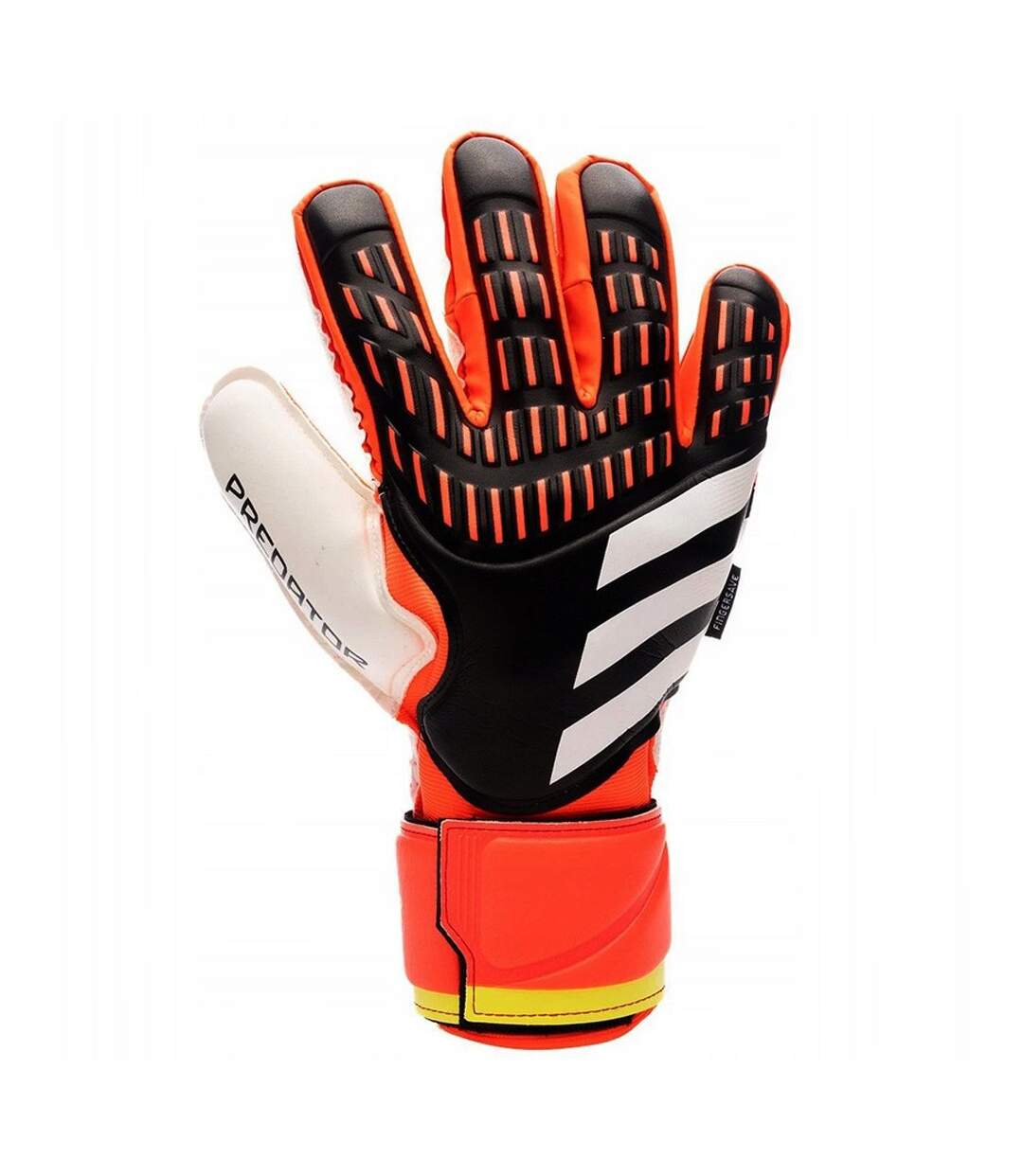 Gants De Gardien De But Predator Match Fingersave Homme Blanc Noir Adidas-1