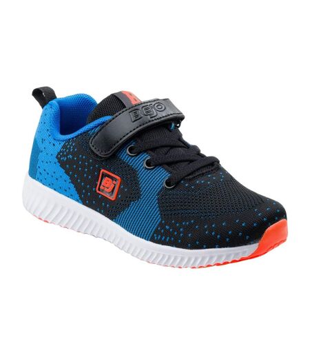Baskets vetas enfant noir / bleu marine / orange Bejo