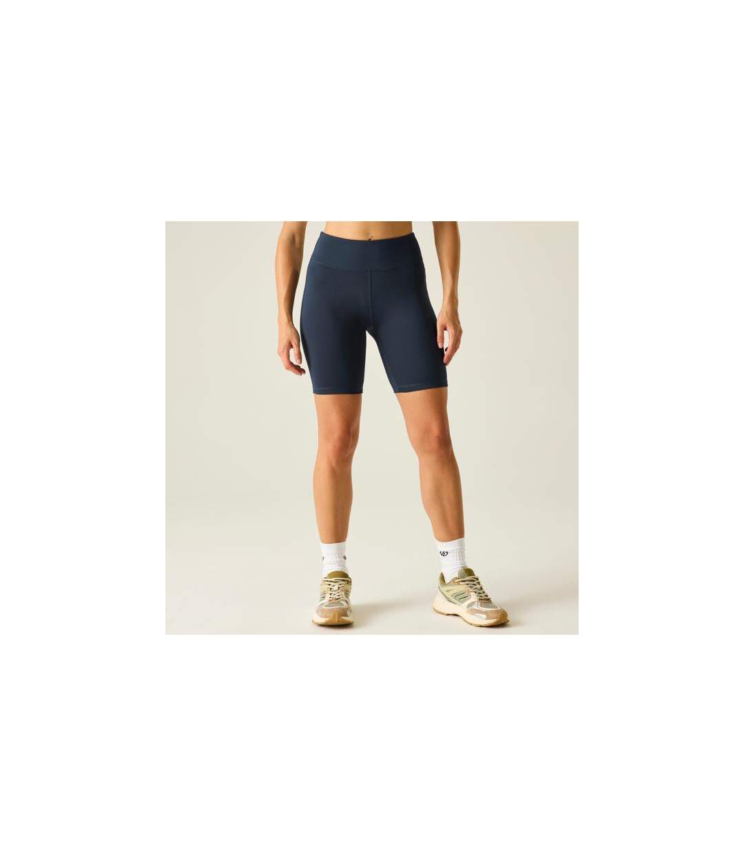 Womens/ladies Upbeat Casual Shorts Navy Regatta-1
