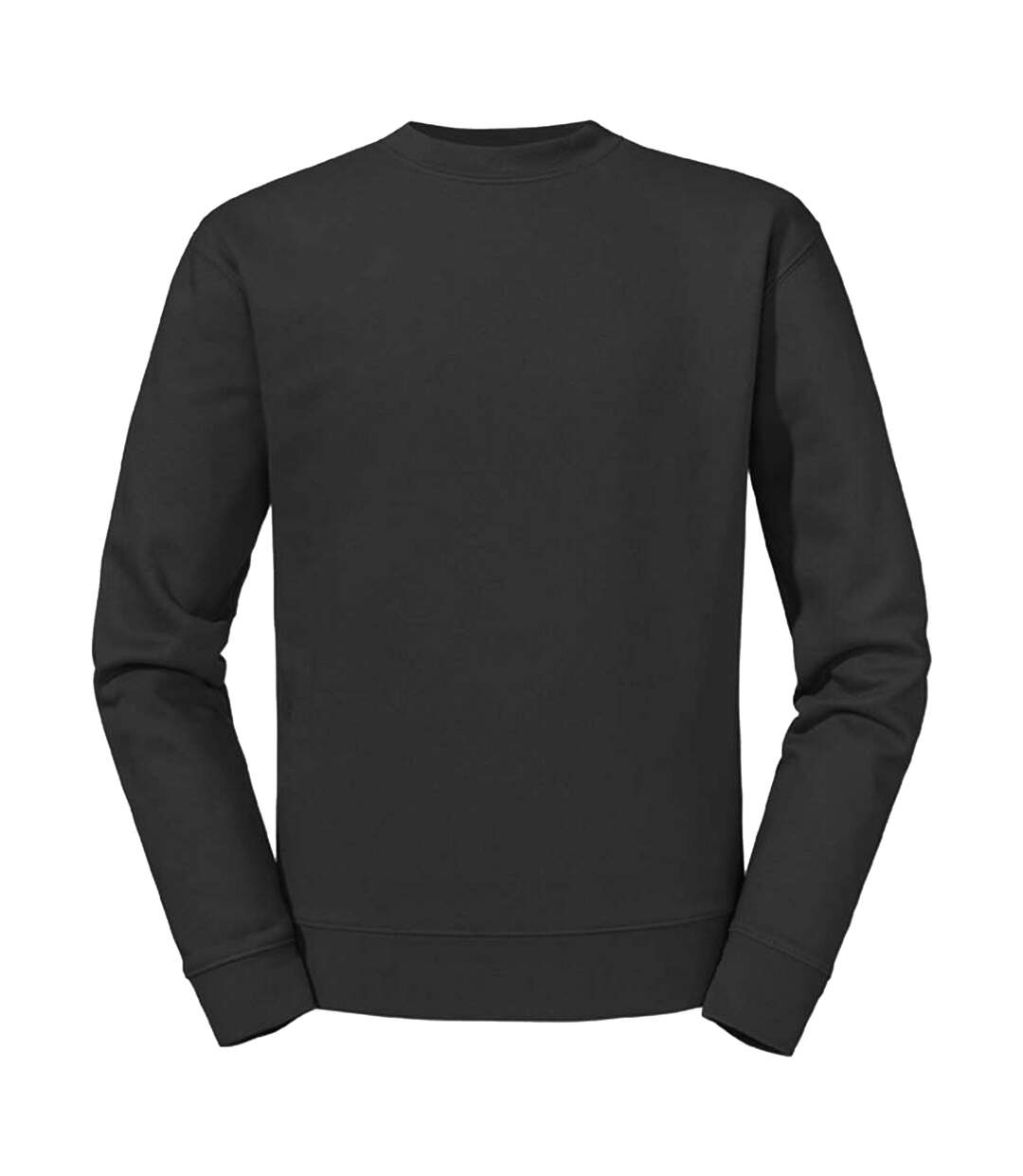 Mens Authentic Sweatshirt Black Russell-1