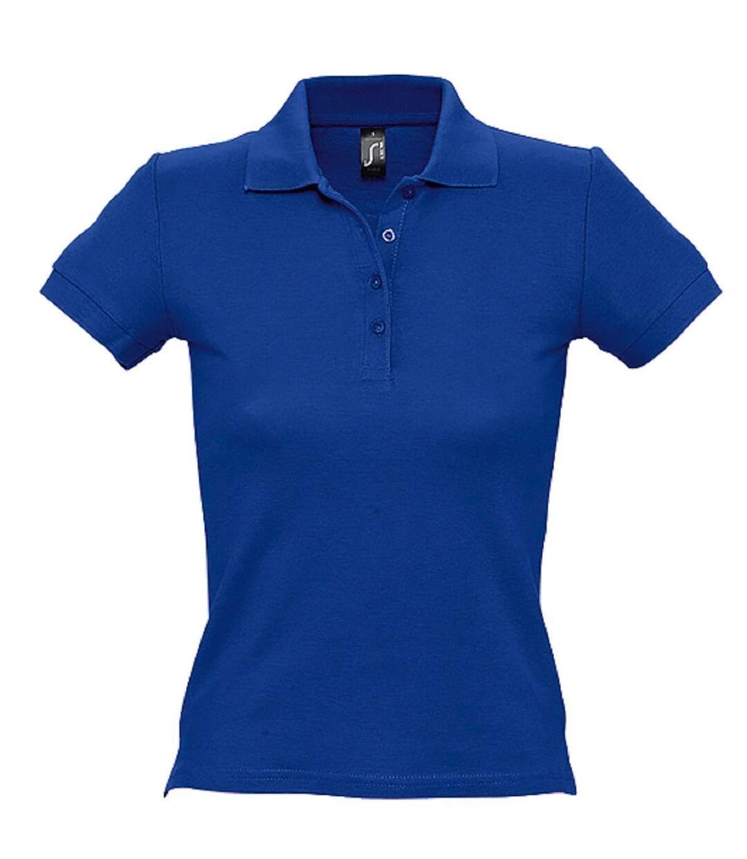 Polo manches courtes - Femme - 11310 - bleu roi