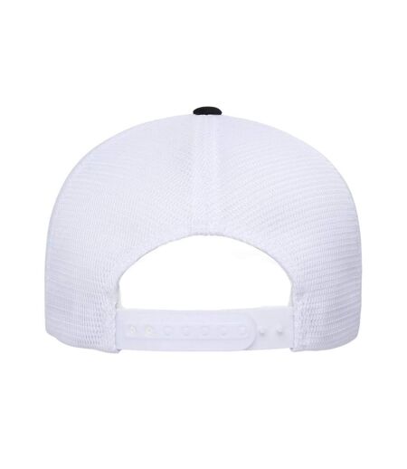 Casquette Trucker Motif/style Deux Tons Noir Blanc Flexfit