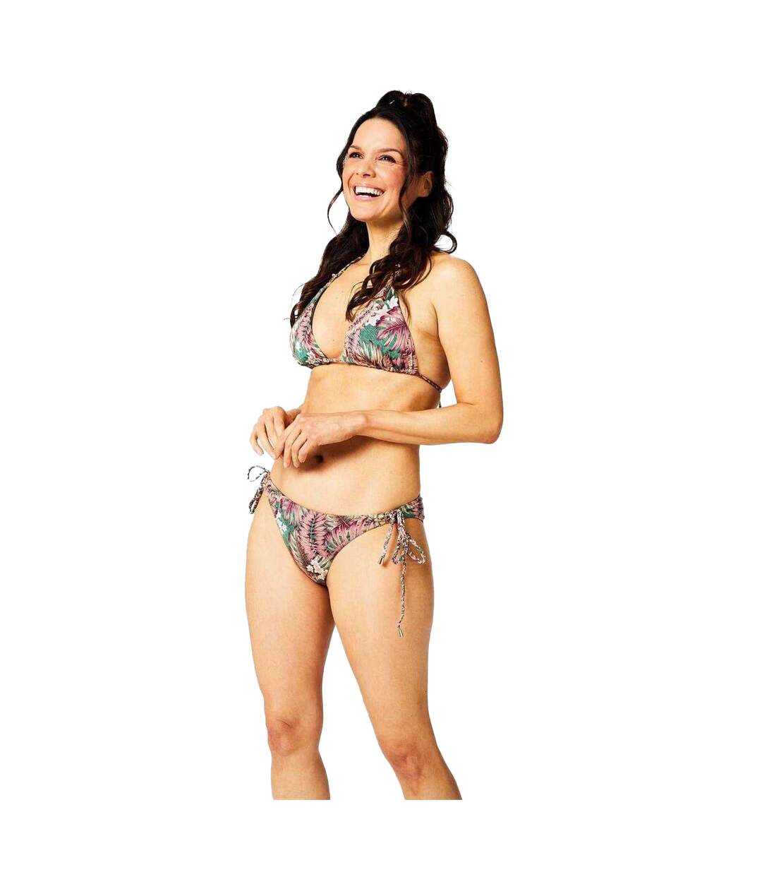 Womens/ladies Layla Floral Bikini Top Multicoloured Biba-2